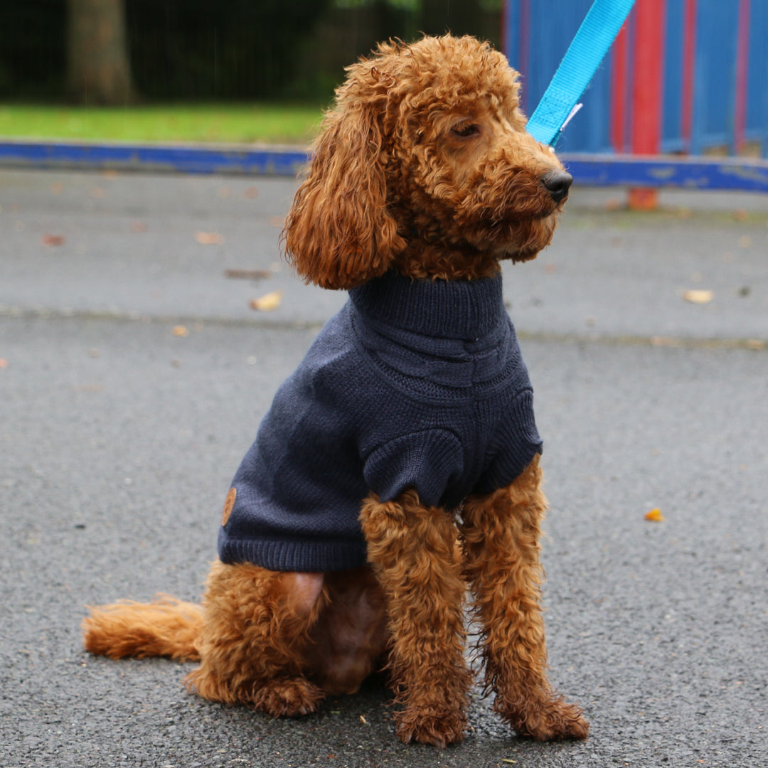 Ancol Cable Knit Dog Jumper