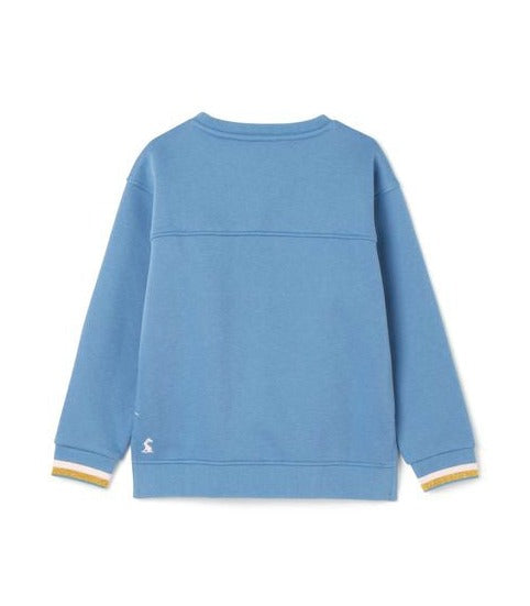 Joules Girls Mackenzie Sweatshirt#Blue