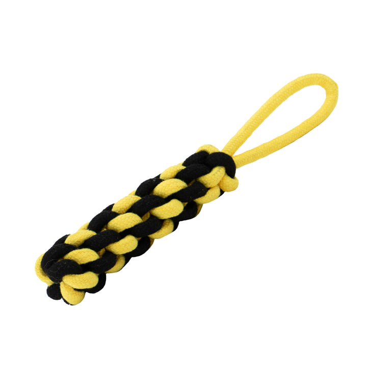 Ancol Playtime Bumble Bee Ropey Plait Dog Toy