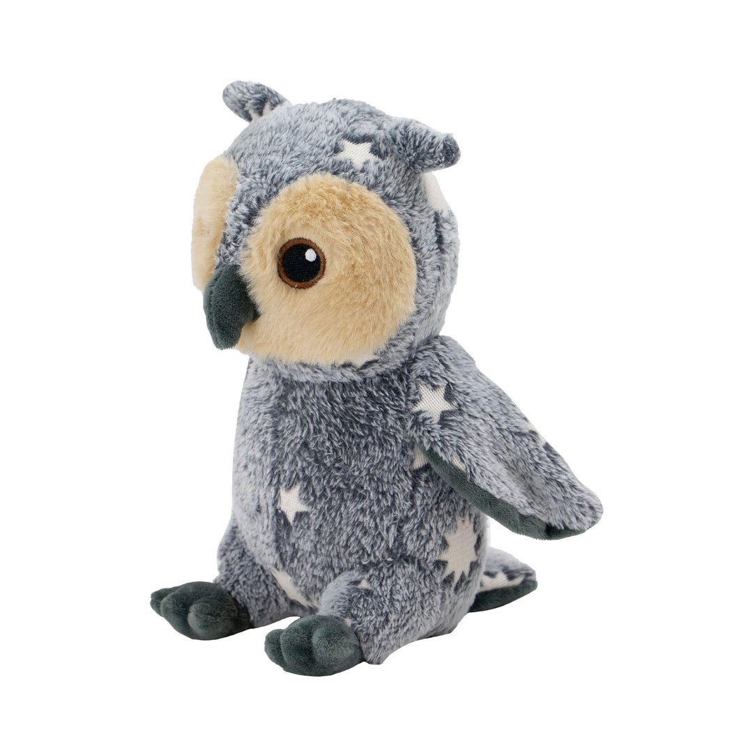 Ancol Cuddle Glow in the Dark Owl Dog Toy