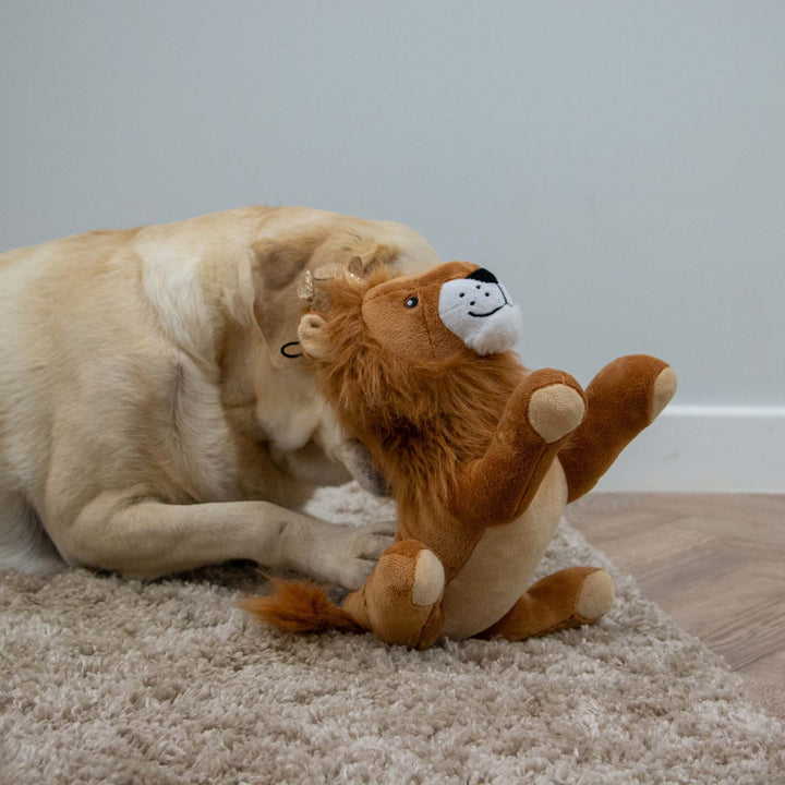 Ancol Cuddle King Leo the Lion Dog Toy