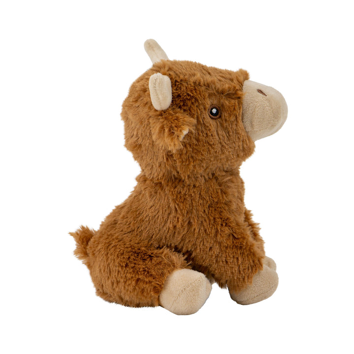Ancol Small Bite Highland Cow Dog Toy