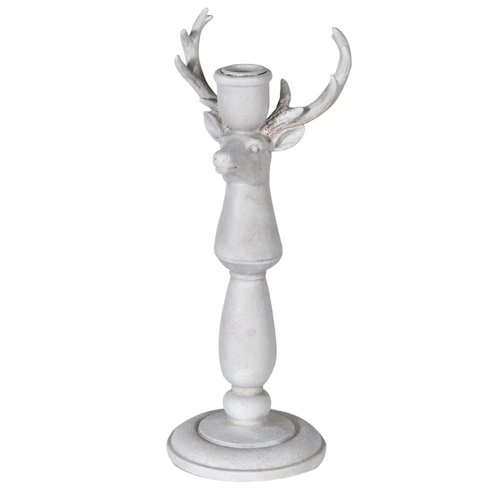 Coach House Small Grey Antler Candle Holder