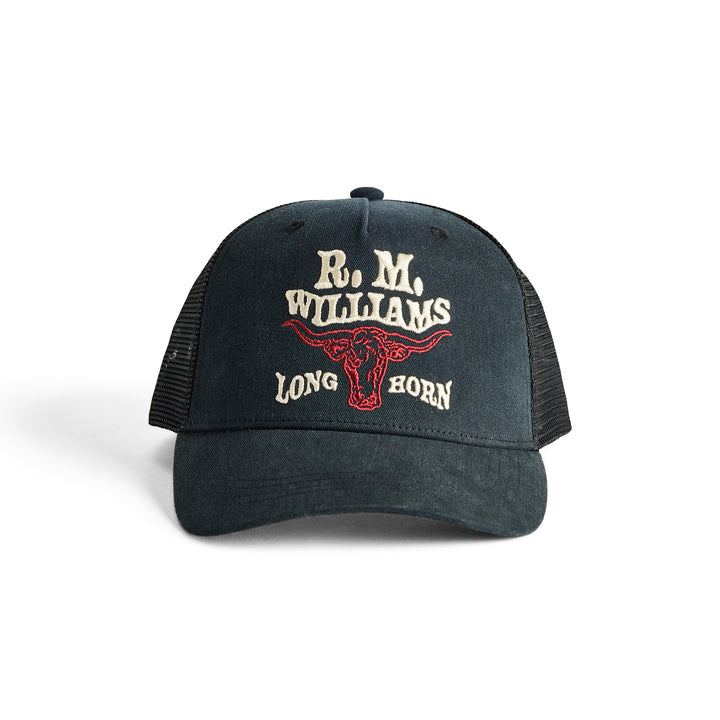 R M Williams Mens RMW Longhorn Trucker Cap