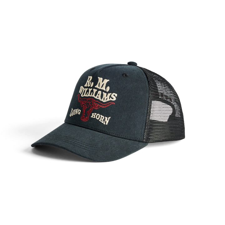 R M Williams Mens RMW Longhorn Trucker Cap