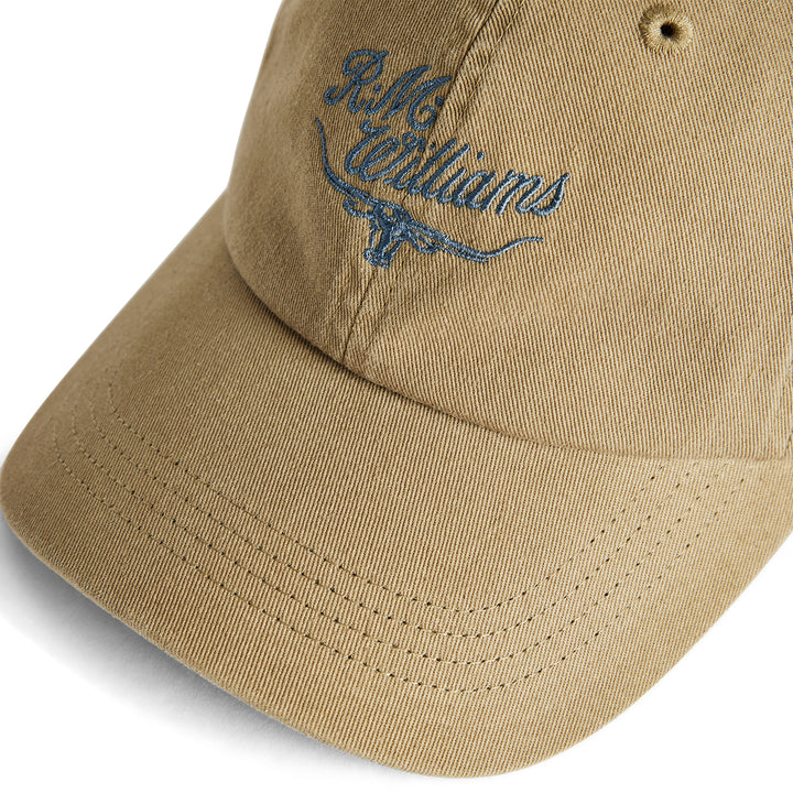 R M Williams Mens Script Longhorn Cap
