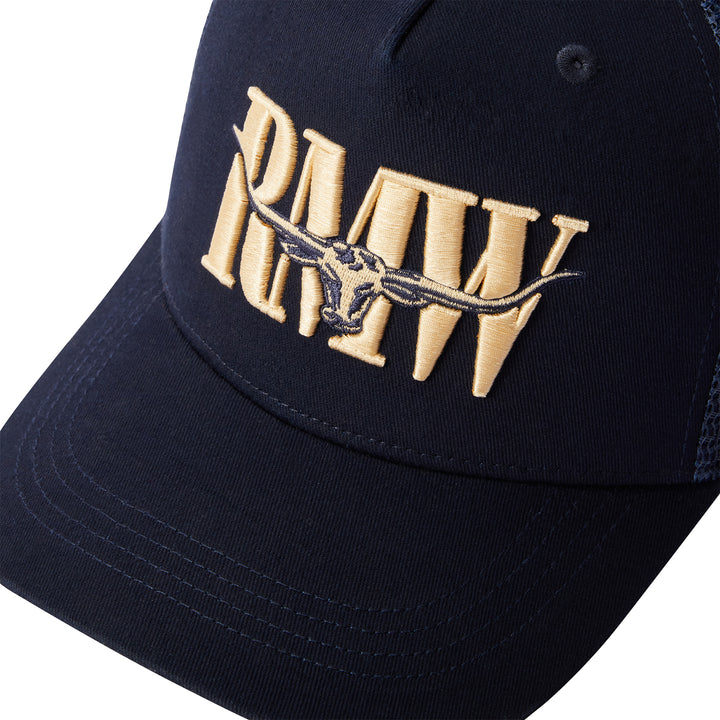R M Williams Mens RMW Steershead Trucker Cap
