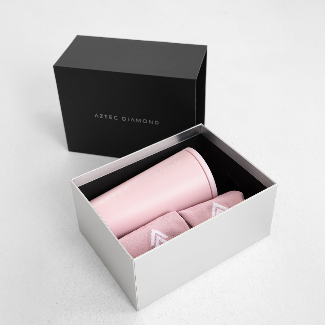 Aztec Diamond Ladies Travel Mug and Socks Gift Box