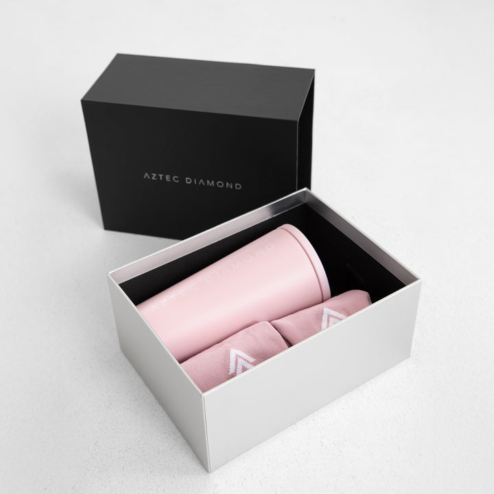 Aztec Diamond Ladies Travel Mug and Socks Gift Box