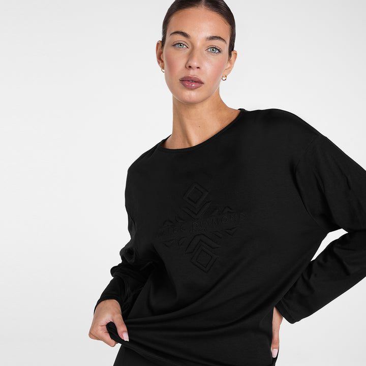 Aztec Diamond Ladies Soft Loose Emboss Tee