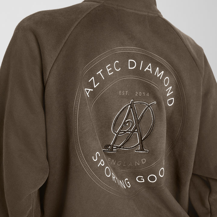 Aztec Diamond Ladies Sporting Goods Half Zip Sweater