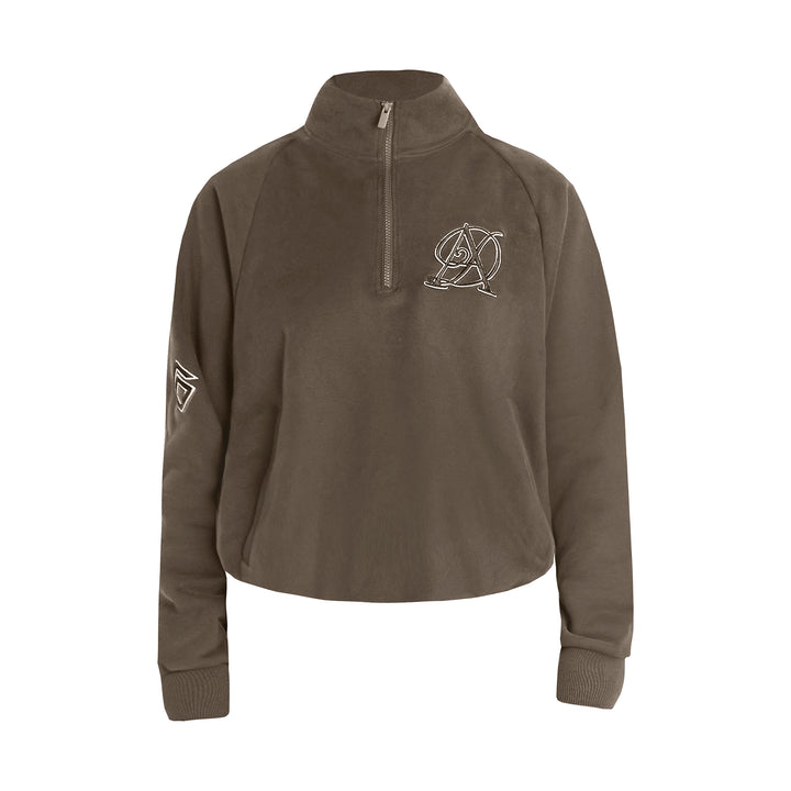 Aztec Diamond Ladies Sporting Goods Half Zip Sweater
