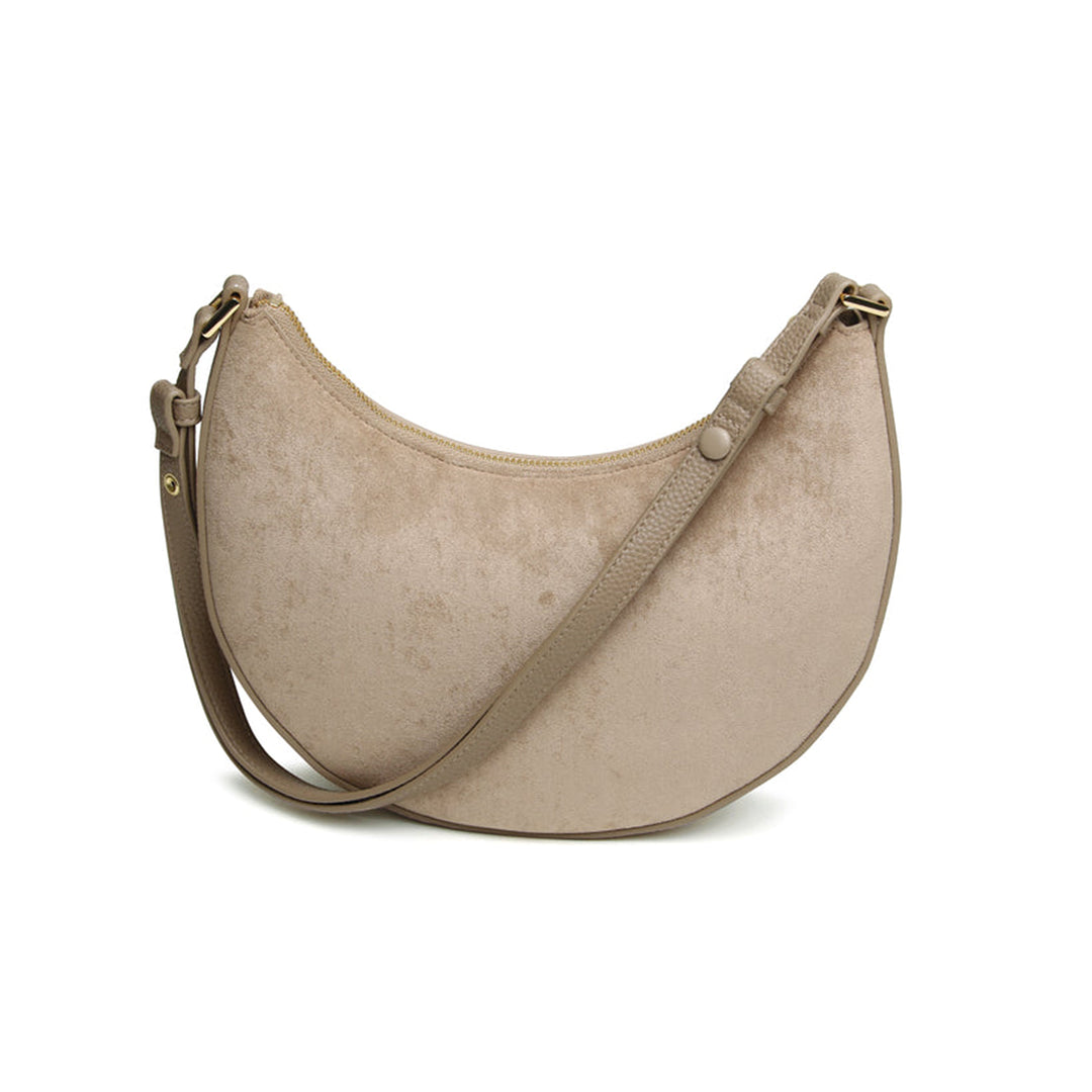 Alice Wheeler Kensington Suede Shoulder Cross Body Bag