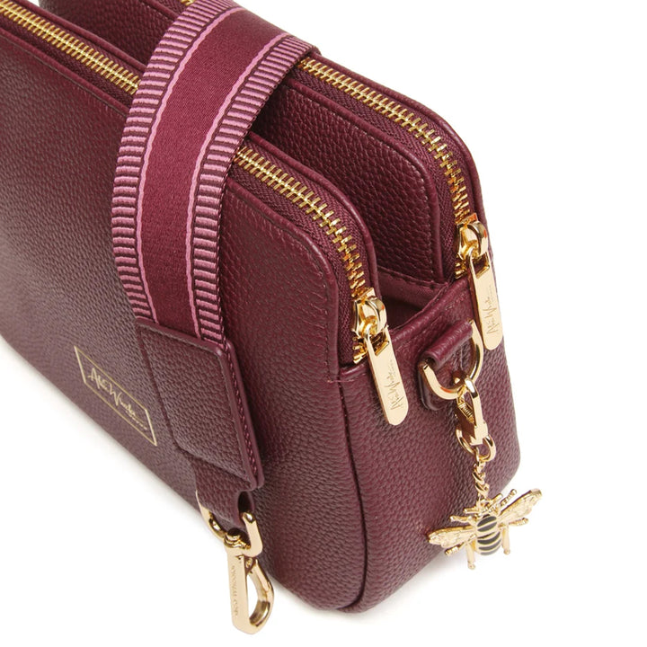 Alice Wheeler Dual Zipped Cross Body Bag