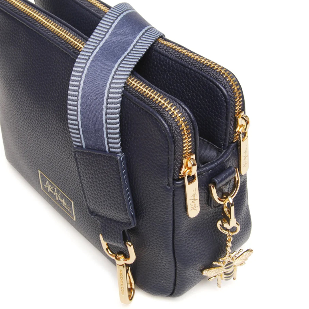 Alice Wheeler Dual Zipped Cross Body Bag