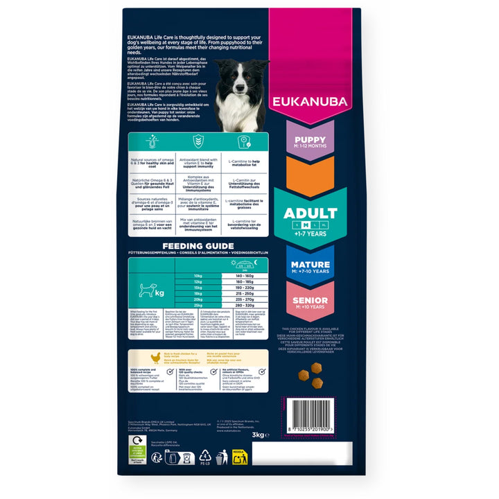 Eukanuba Adult Medium Breed Dog Food with Chicken