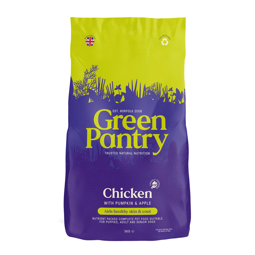 Green Pantry Skin & Coat Dog Food with Chicken