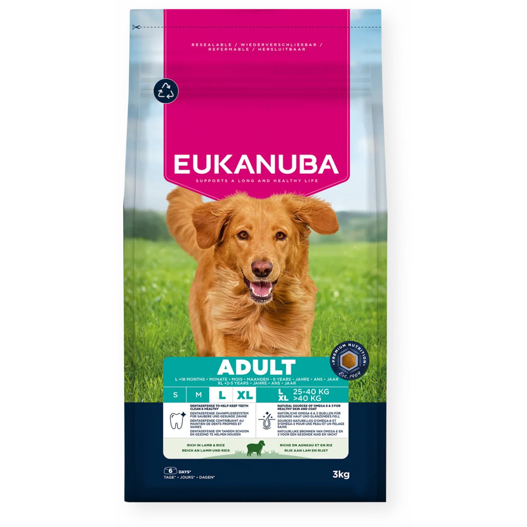Eukanuba Adult Large Breed Dog Food with Lamb & Rice