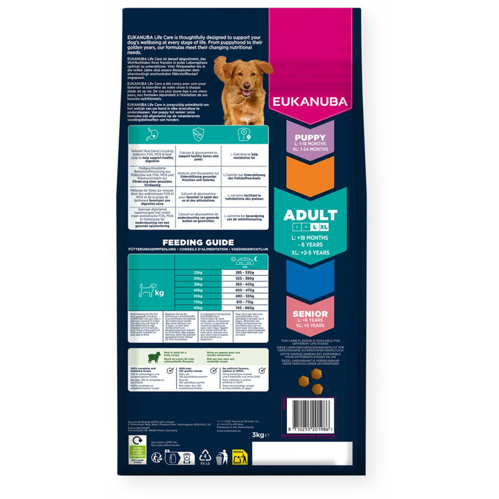 Eukanuba Adult Large Breed Dog Food with Lamb & Rice