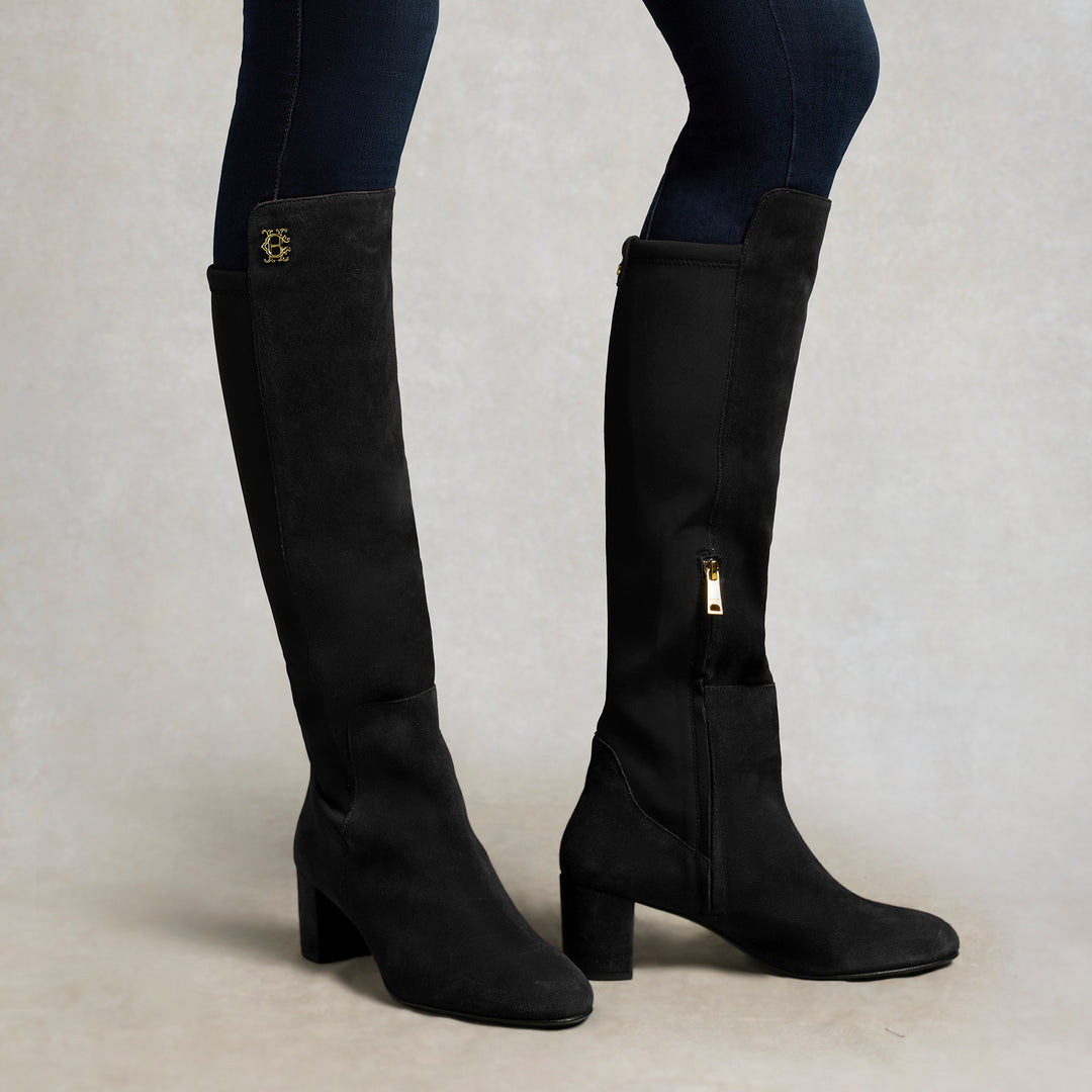Holland Cooper Ladies Albany Mid Heel Boot