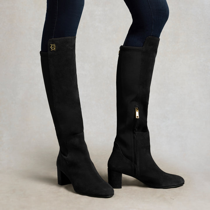 Holland Cooper Ladies Albany Mid Heel Boot