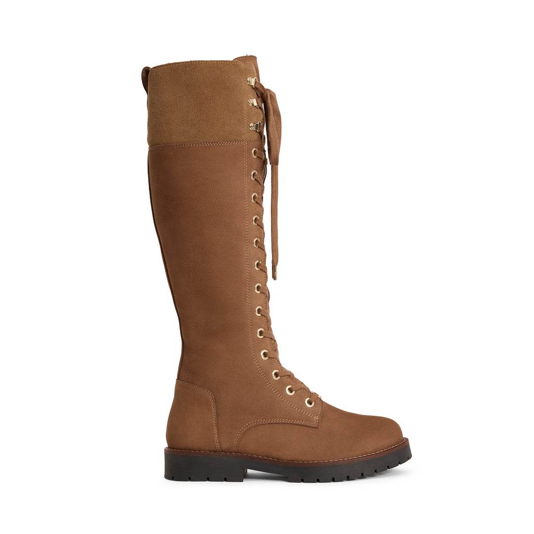Fairfax & Favor Ladies Knee High Shearling Lined Anglesey Boot