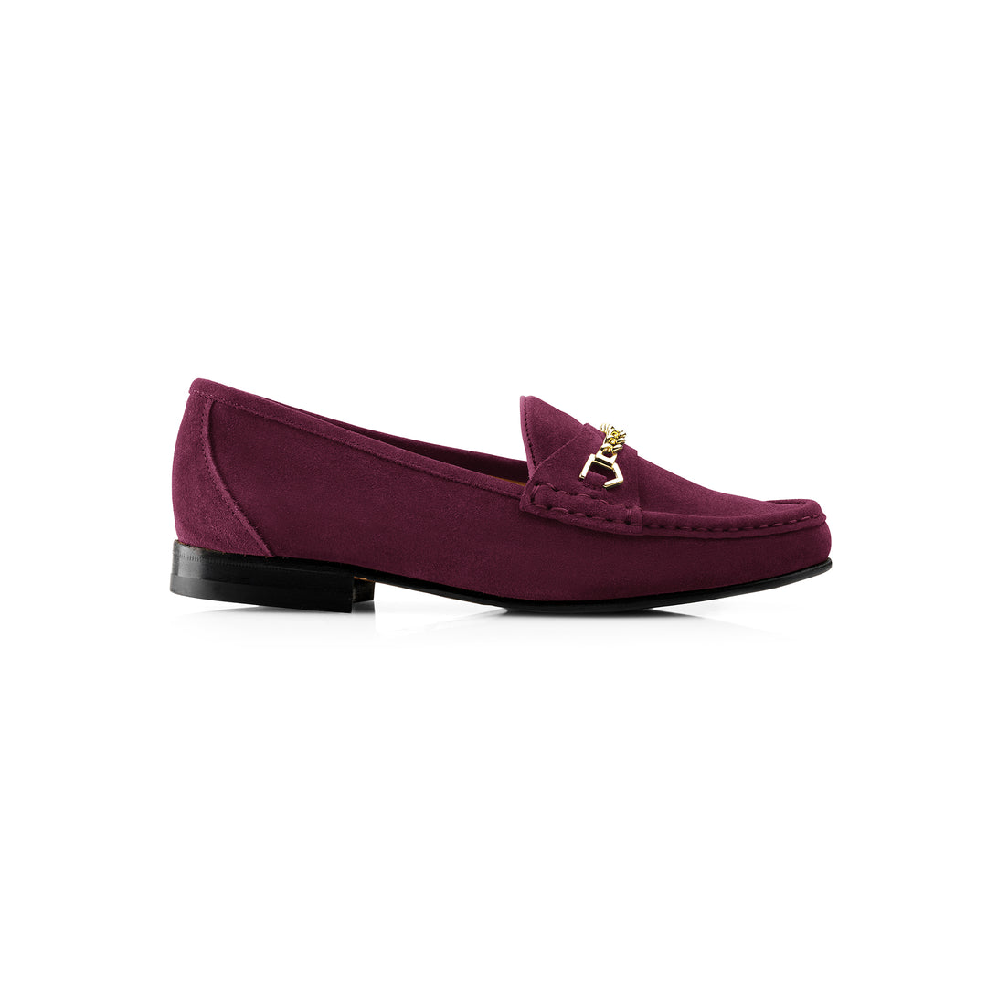 Fairfax & Favor Ladies Stockist Exclusive Elderberry Suede Apsley