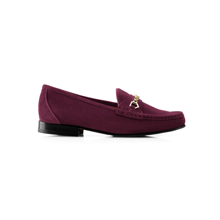 Fairfax & Favor Ladies Stockist Exclusive Elderberry Suede Apsley