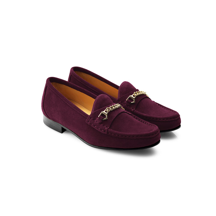Fairfax & Favor Ladies Stockist Exclusive Elderberry Suede Apsley