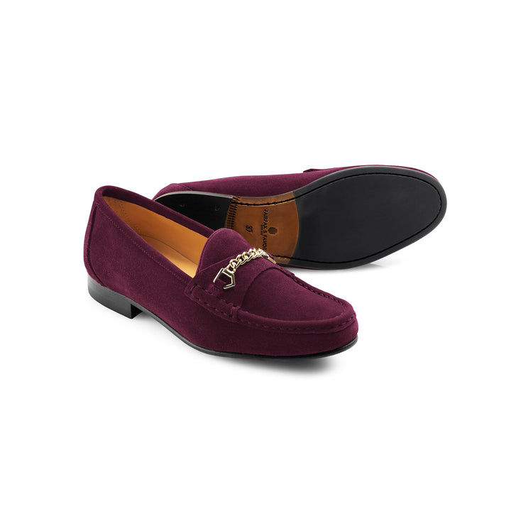Fairfax & Favor Ladies Stockist Exclusive Elderberry Suede Apsley