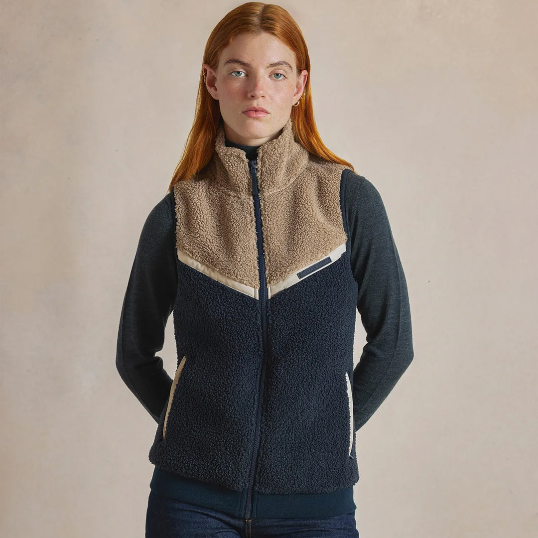 Fairfax & Favor Ladies The Ava Fleece Gilet - Tricolour