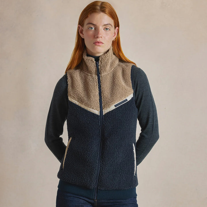 Fairfax & Favor Ladies The Ava Fleece Gilet - Tricolour