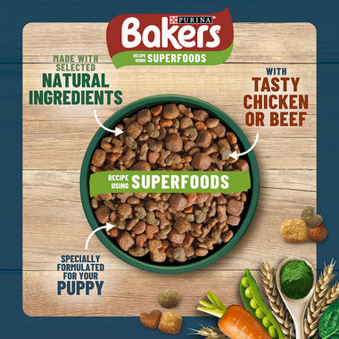 Bakers Puppy Food with Chicken & Vegetables