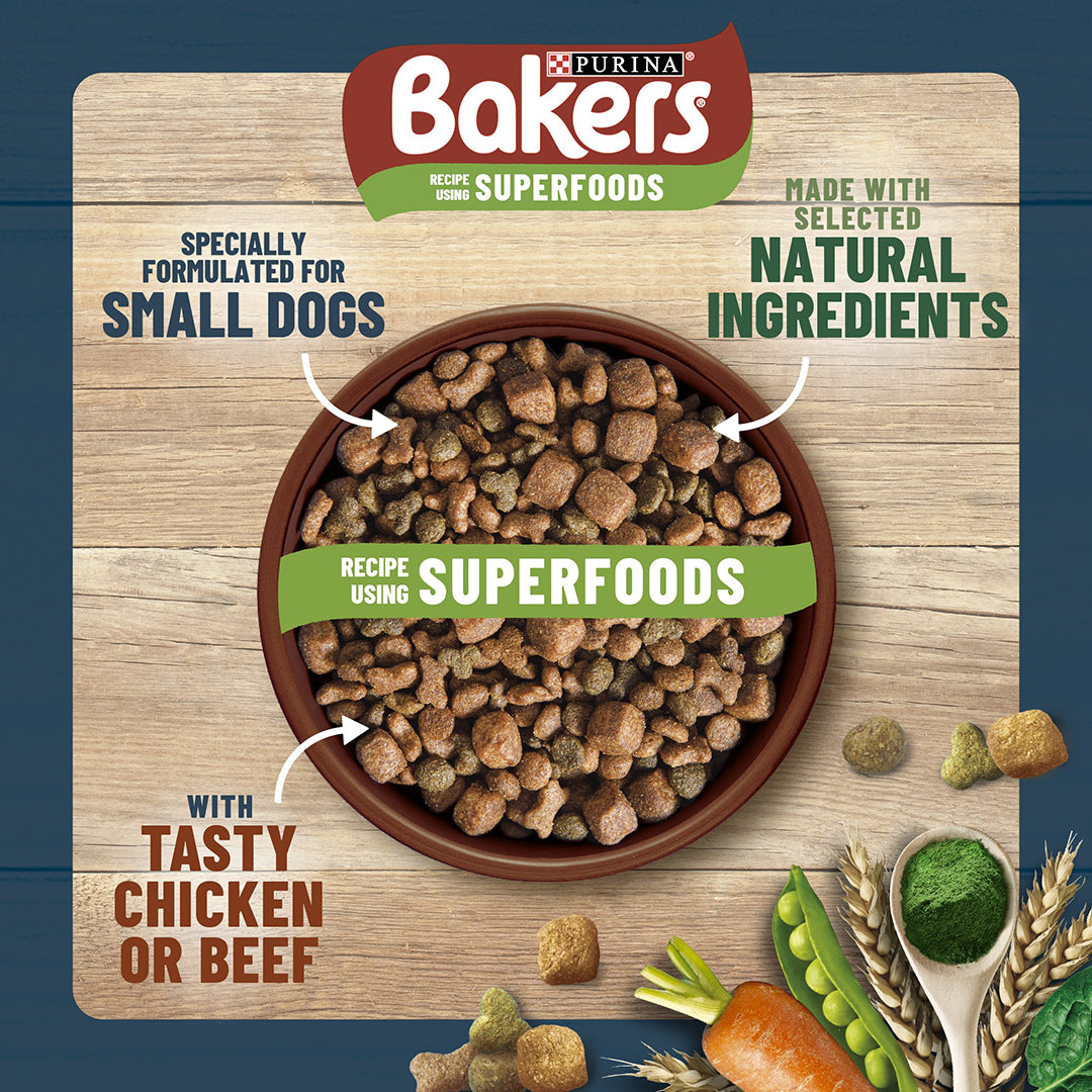 Bakers Small Dog Food with Beef & Vegetables