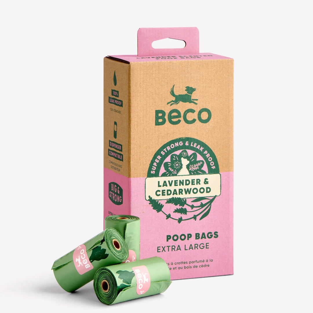 Beco Poop Bags Lavender & Cedarwood Scented x 315 bags