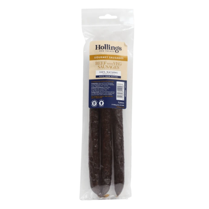 Hollings Sausages with Beef & Veg
