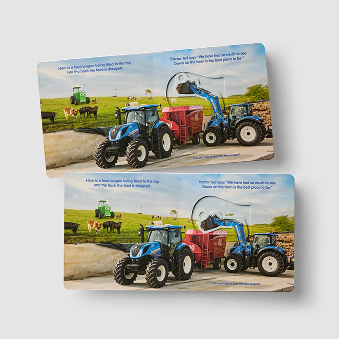 Tractor Ted Down On The Farm Push-Pull-Slide Book