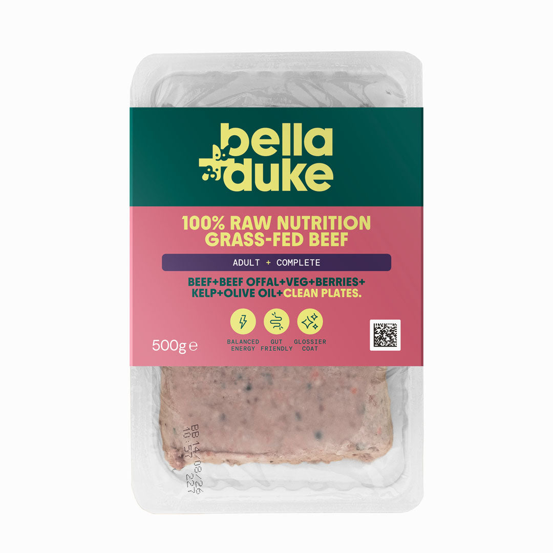 Bella & Duke Grass-Fed Beef Raw Dog Food