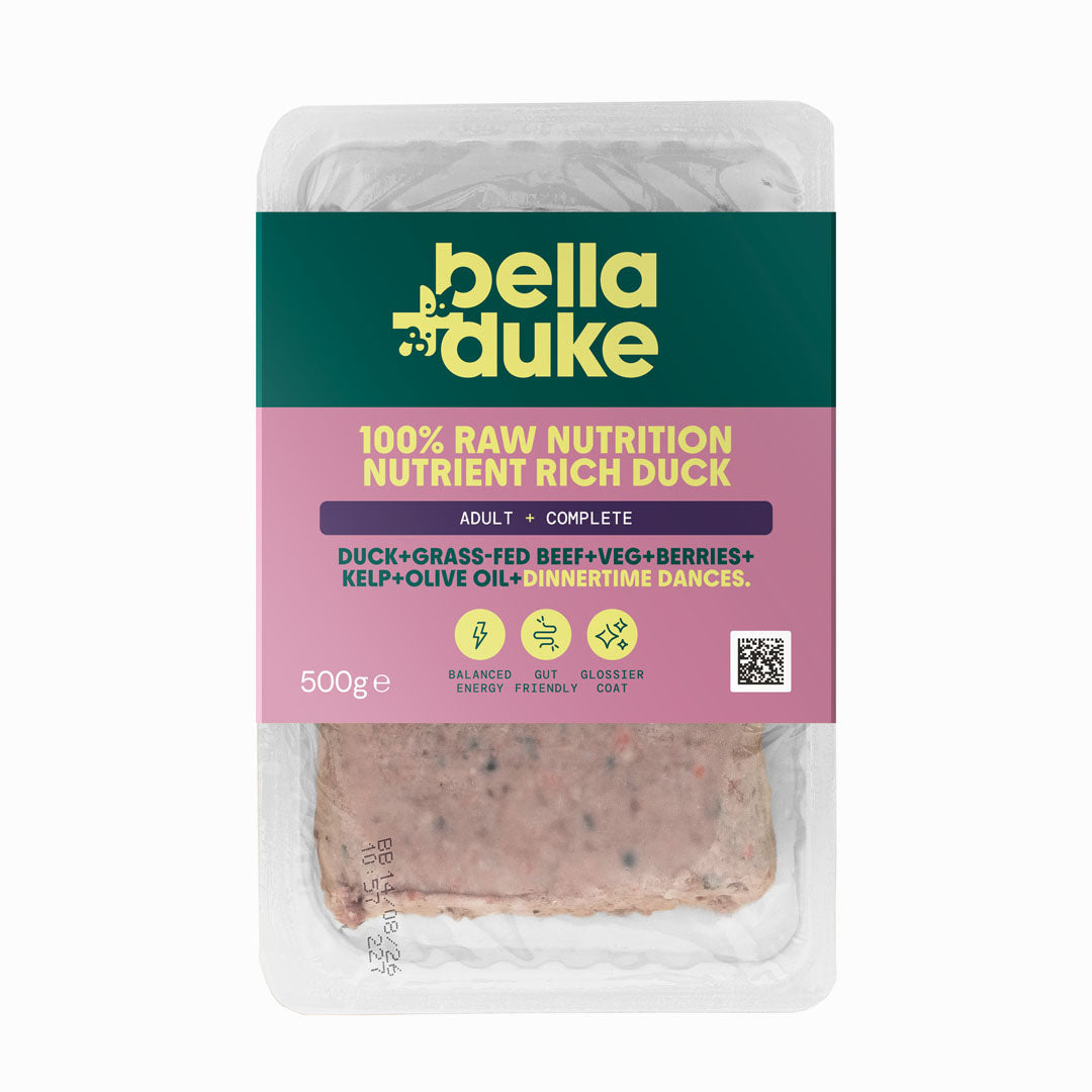 Bella & Duke Nutrient Rich Duck Raw Dog Food
