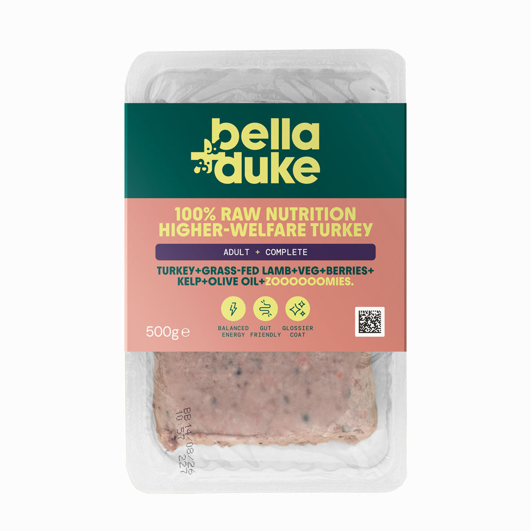 Bella & Duke Higher-Welfare Turkey Raw Dog Food