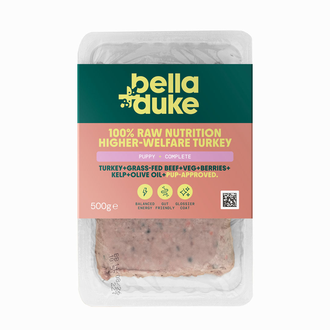 Bella & Duke Higher-Welfare Turkey Raw Puppy Food