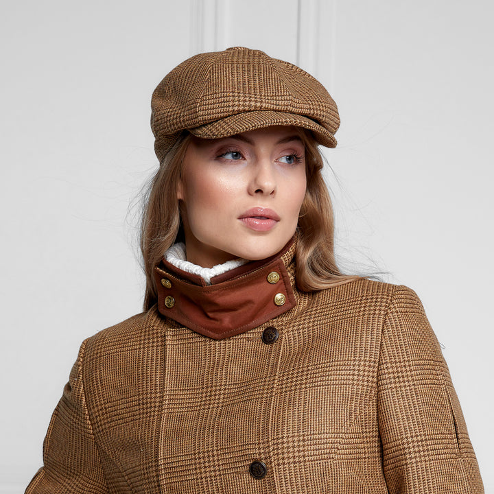 Holland Cooper Baker Boy Tweed Cap