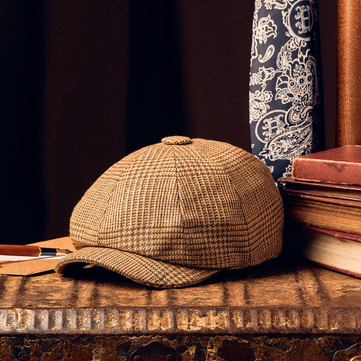 Holland Cooper Baker Boy Tweed Cap