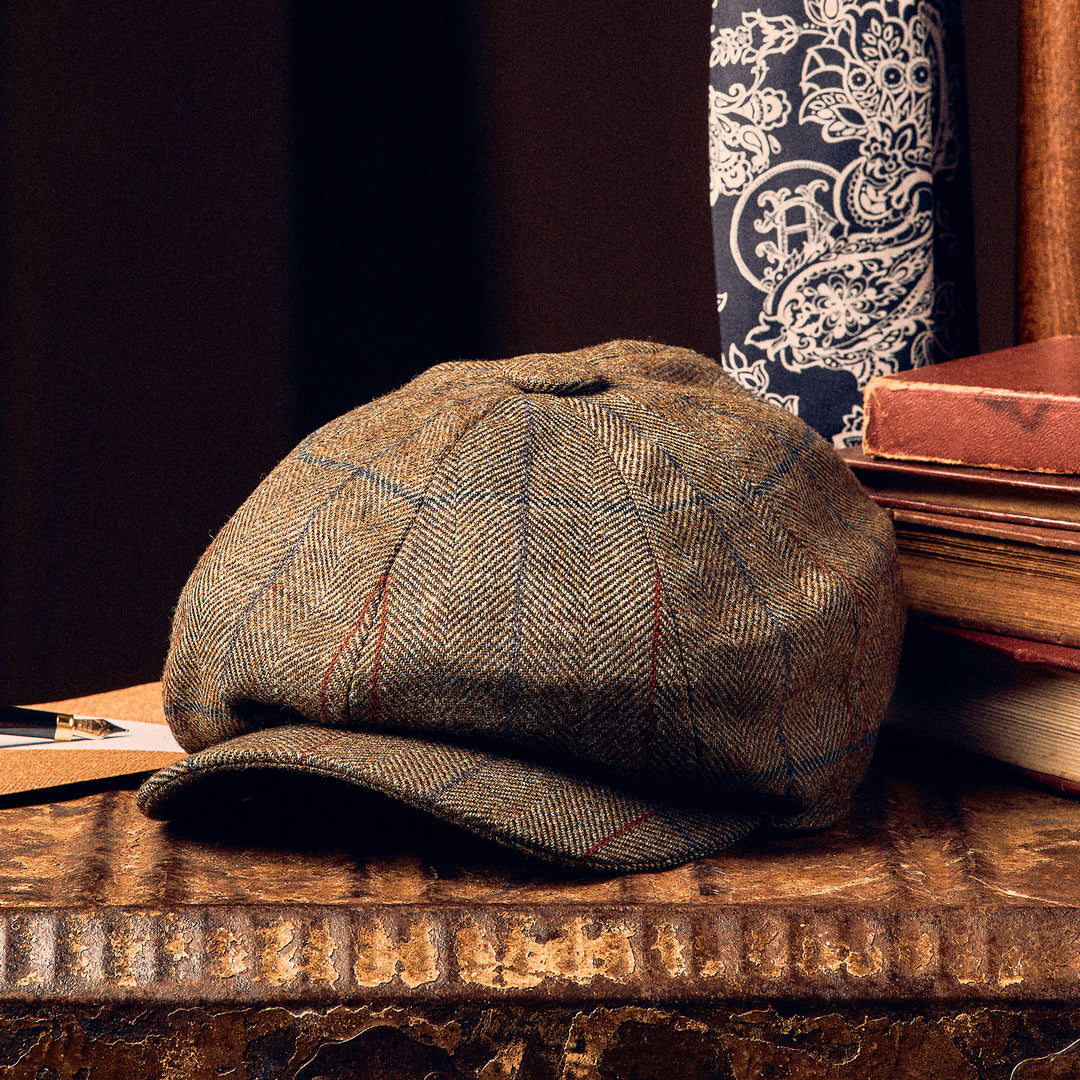 Holland Cooper Baker Boy Tweed Cap