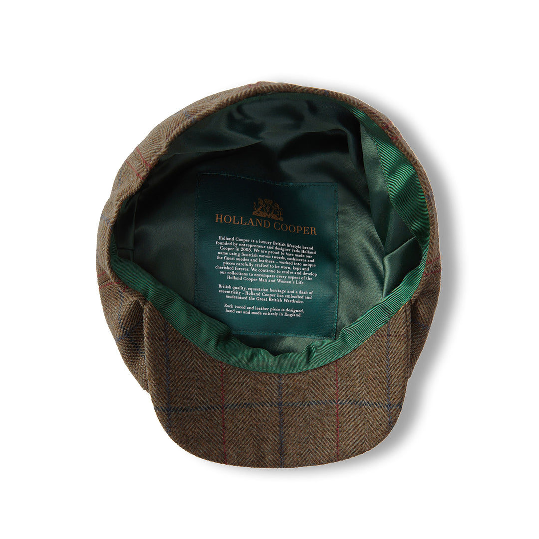 Holland Cooper Baker Boy Tweed Cap