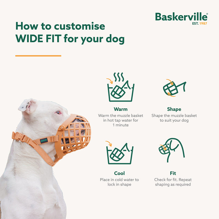 Baskerville Wide Fit Basket Muzzle