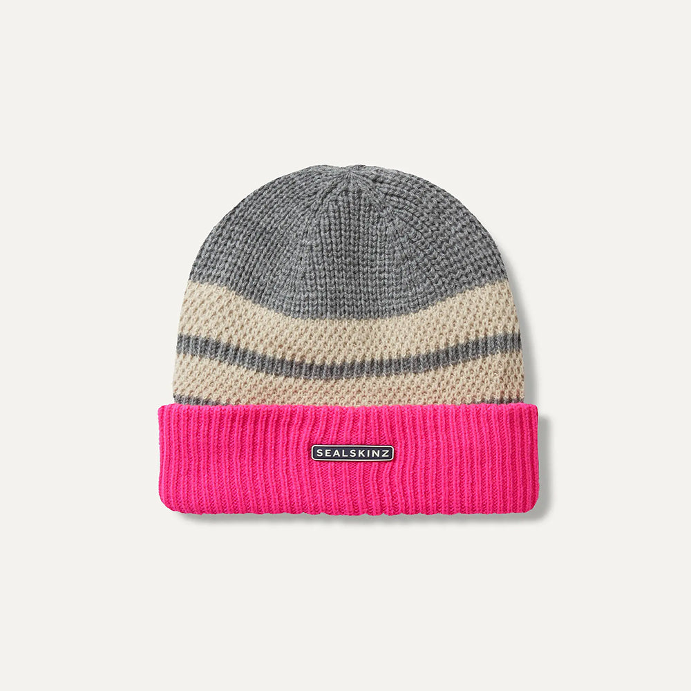 Sealskinz Bittering Waterproof Cold Weather Textured Roll Cuff Beanie