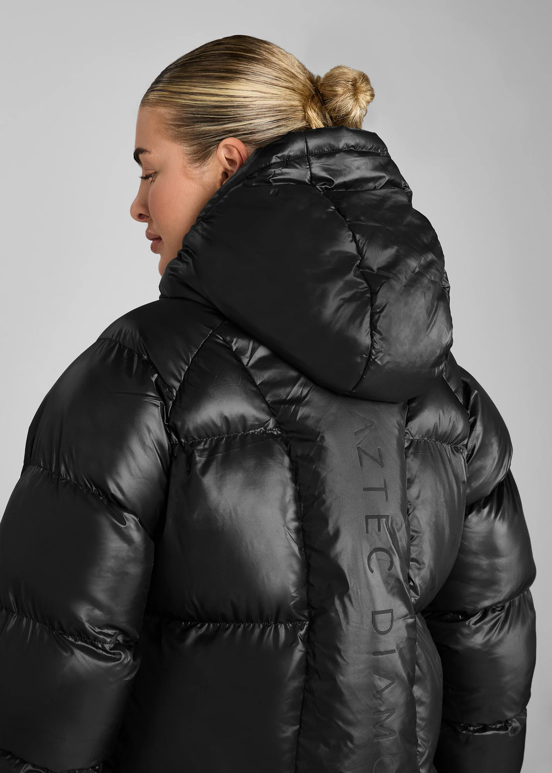 Aztec Diamond Ladies Heavy Quilted Puffer