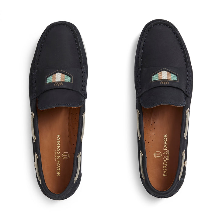 Fairfax & Favor Ladies Boston Nubuck Deck Shoe