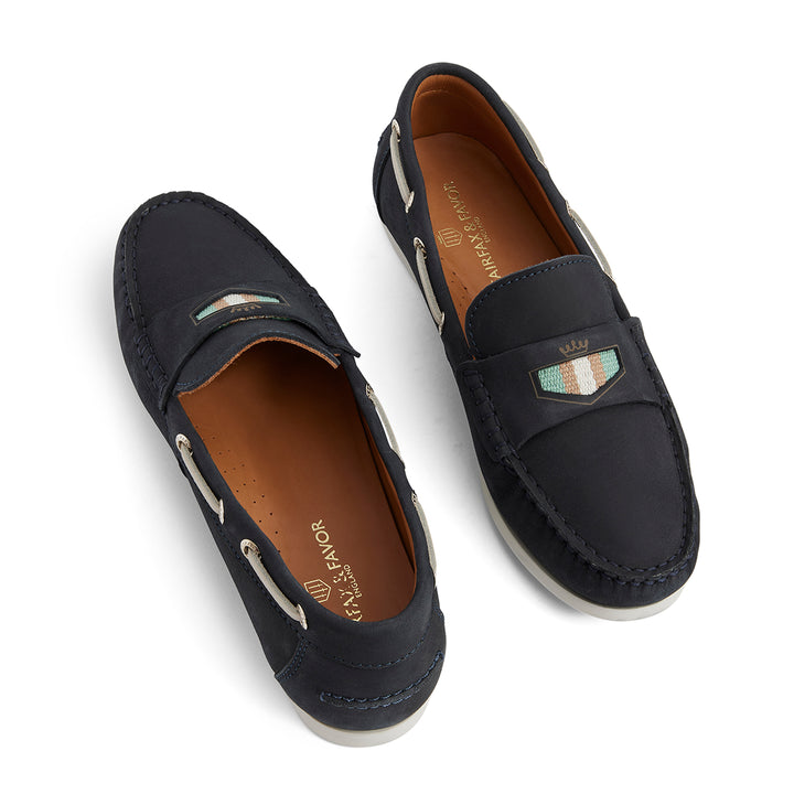 Fairfax & Favor Ladies Boston Nubuck Deck Shoe